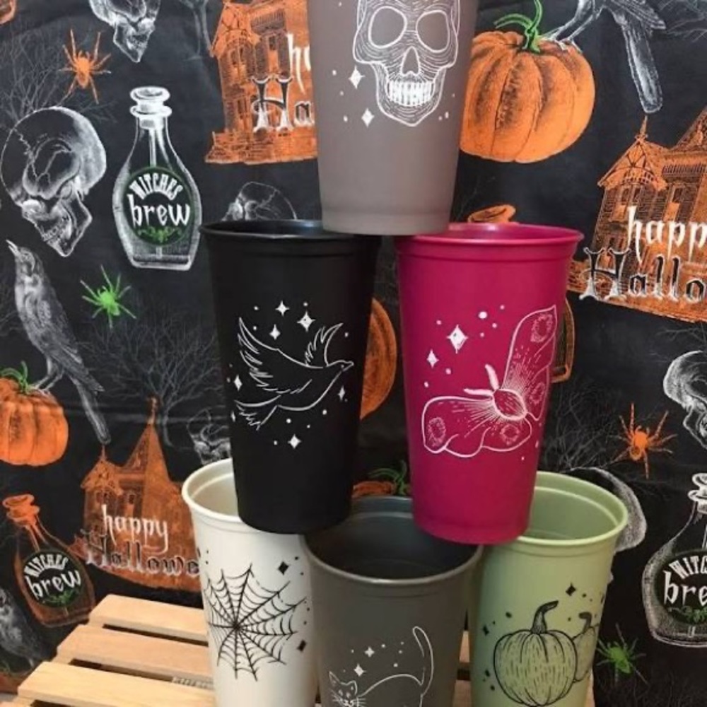 Starbucks reusable 2019 Halloween cups